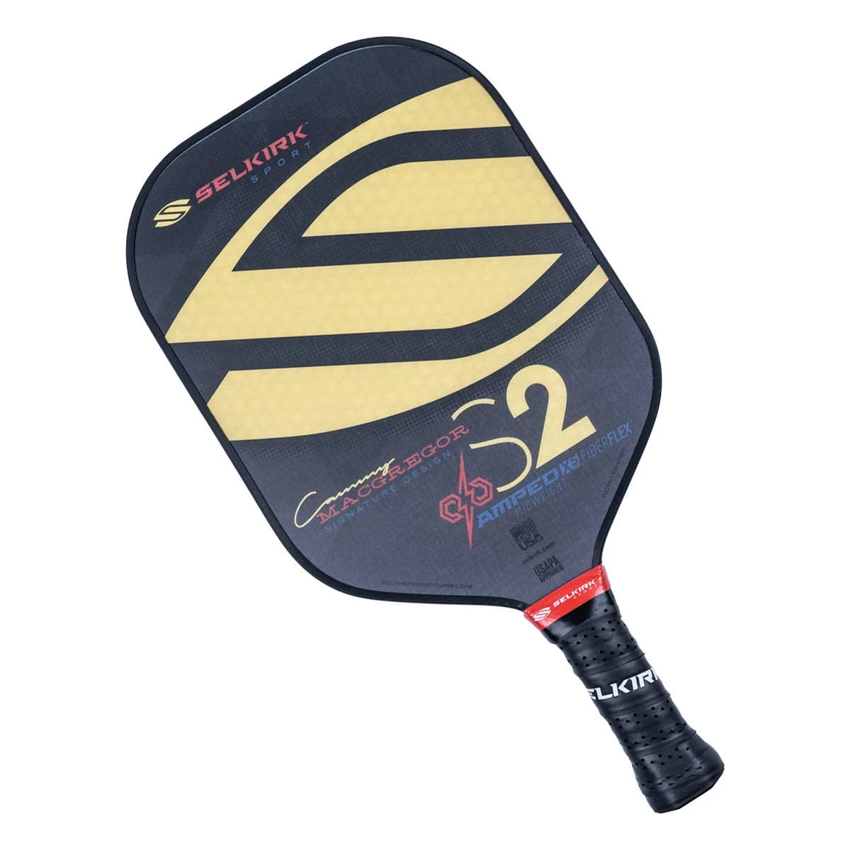 Brand new β€οΈ Top 10 π Selkirk Amped S2 Middleweight Signature Cammy Macgregor Composite Pickleball Paddle π π